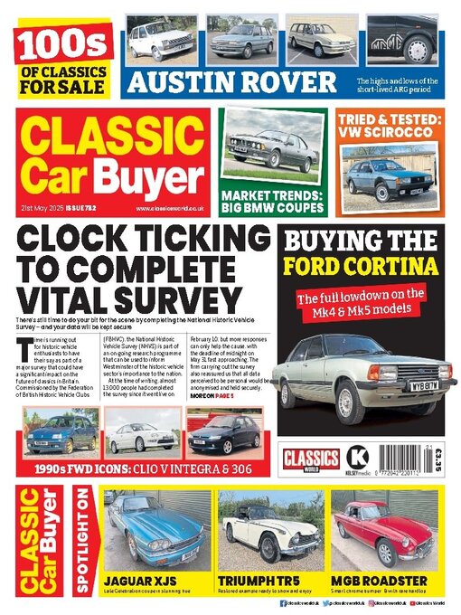 Kelsey Publishing Ltd作のClassic Car Buyerの作品詳細 - 貸出可能